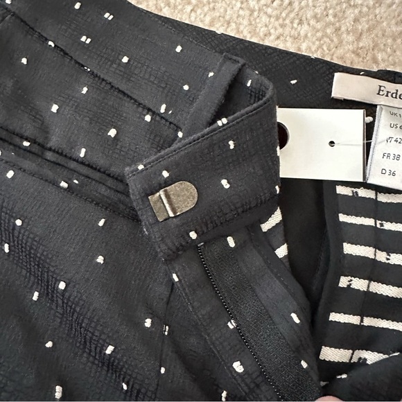 NWT Erdem Polka Dot Print Straight Leg Pants! - Picture 5 of 10